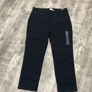 J Crew Straight Black Jeans